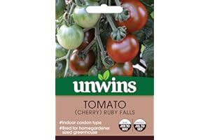 Unwins 30310644 Tomato (Cherry) Ruby Falls Seeds, Clear