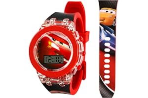 FXFOOT Reloj Digital para Niños, Reloj de Pulsera Niña, Reloj de Pulsera Infantil con Luces de 7 Colores, Reloj Electrónico para Niños, Ajustable Reloj de Pulsera para Niños, Regalo de Cumpleaños