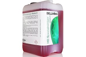 Dellwing - Nettoyeur à ultrasons concentré pour carburateur, culasse, injecteurs et autres pièces - Liquide pour bain à ultrasons et encrassement tenace - Bidon de 5 litres