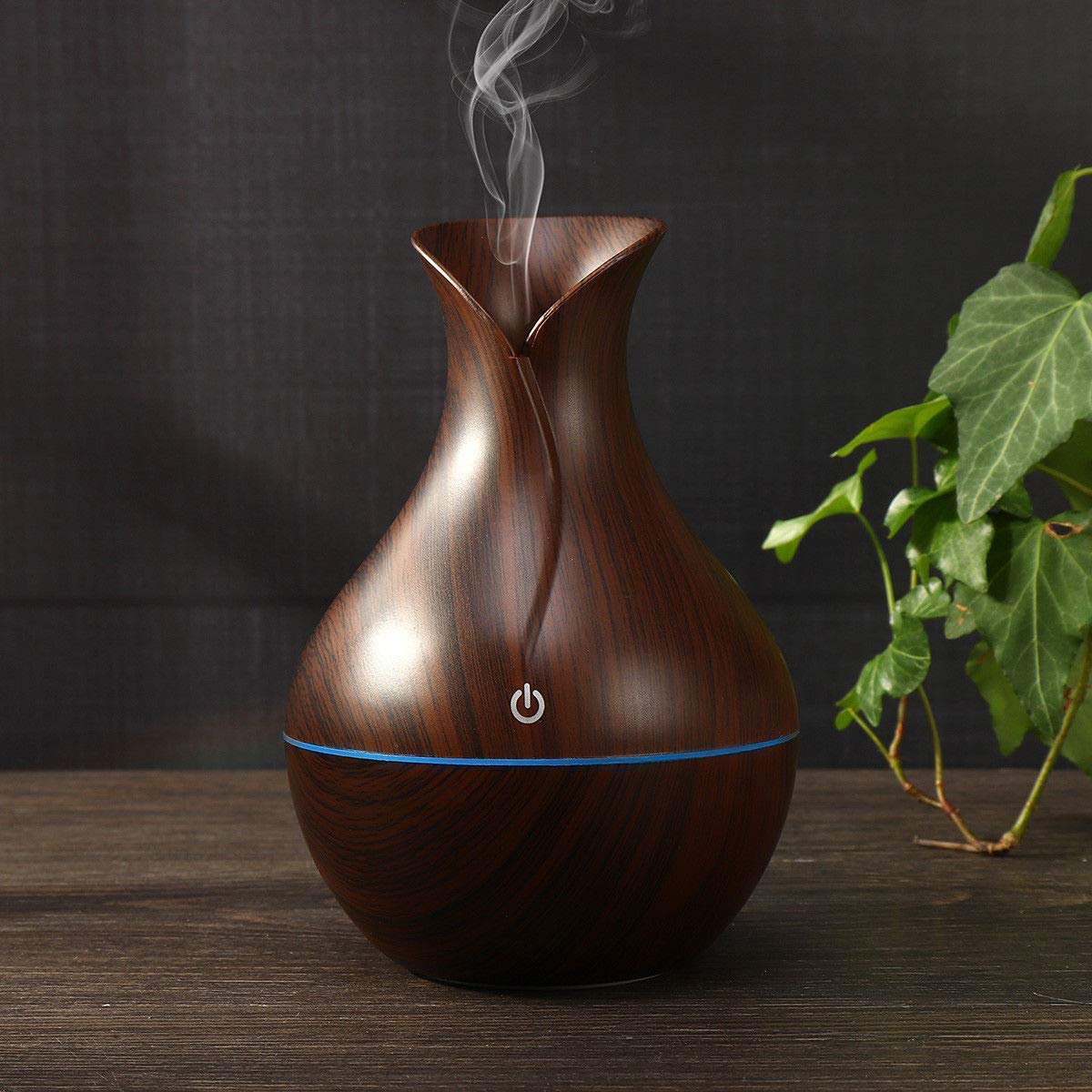 CoralTribe Wooden Cool Mist Humidifiers Essential Oil Diffuser Aroma Air Humidifier for Car, Office, Babies, humidifiers for 