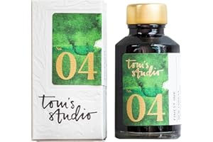 Tom's Studio - Fountain Pen Ink 50ml, Green | Glass Ink Bottles For Fountain Pens