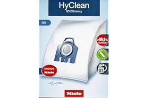 N2 ELECTROITALY per Miele GN HyClean 3D Efficiency - Sacchetti per aspirapolvere, in microfibra, colore: bianco