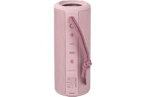 MIATONE Altoparlanti Bluetooth senza fili, altoparlante Bluetooth portatile impermeabile con bassi migliorati, voce forte da 16 W, riproduzione 10 ore, stereo wireless, IPX6 (rosa)