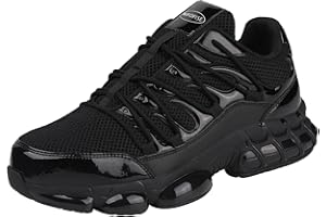 NIFOFISE Sicherheitsschuhe Herren S3 Arbeitsschuhe Damen Stahlkappenschuhe Leicht Atmungsaktiv rutschfeste Sicherheit Schuhe