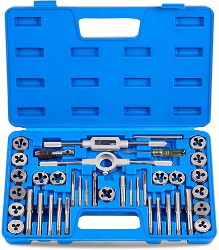 Burkit 5/8"-20 UN Tap And Die Set Right Hand, 5/8 X 20 UN Machine