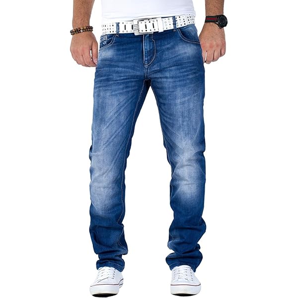 JOOP! Collection Regular fit korte jeans met siernaden, model 'Fortress