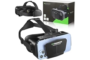 VR SHINECON 3D VR Headset Virtual Reality VR Glasses VR Helmet For IPhone Android Smartphones