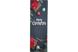 Celebright Alfombra navideña con diseño de Feliz Navidad, 180 x 60 cm, ideal para salón, comedor o pasillo