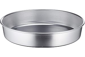 BALDASSARE AGNELLI Pentole Agnelli Linea Pasticceria e Pizza Tortiera Conica in Alluminio con Orlo (H 6 cm), Argento, 28 cm