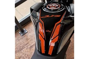 Resin Bike naklejki moto kompatybilne z KTM Duke 125 200 250 390 2021-2022 Srebrny. osłona zbiornika paliwa przed uderzeniami i zarysowaniami. Naklejka 3D Żywiczna do zbiornika motocykla