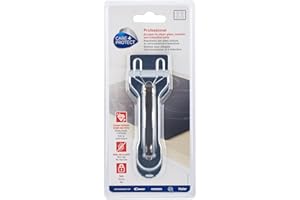 CARE + PROTECT Raschietto per la pulizia di piani cottura in vetroceramica/a induzione. Il raschietto, sicuro da usare, rende le superfici lucide e brillanti senza graffiarle. La lama è sostituibile