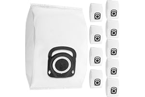 TOMKITY 10 Sac pour Aspirateur Rowenta Silence Force Hygiène Compact Power X-Trem Power Remplacement ZR200720 ZR200520 Ro6864ea Ro6327