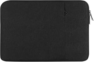 Chelory 13 14 Inch Laptop Sleeve Bag for 13 Inch MacBook Pro MacBook Air 14 inch MacBook Pro, 13.3 13.5 14 Inch Notebook Computer Ultrabook Shockproof Protective Cover iPad Tablet Carrying Case, Black