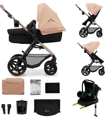Poussette Combinée 3 En 1 LIONELO - Auto-bébé, Couleur Noir Onyx, Neuf Sous Emballage