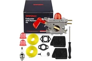 SIMPERAC 545081857 Carburetor for Poulan BVM200FE GBV345 Blower Carburetor for Craftsman 25cc Gas Blower 358794770 Replace for Zama C1U W43B with Air Filter