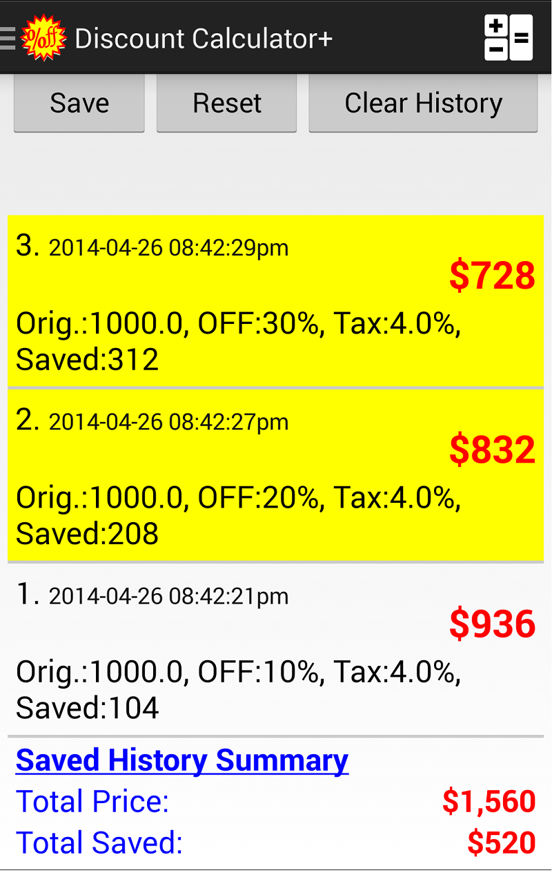 Discount Calculator+ Amazon.co.uk Apps & Games