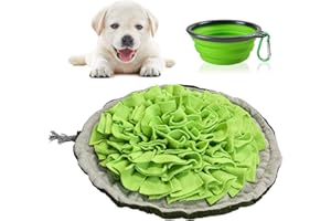SCHITEC Tappetino Da Fiuto per Cani, Tappetino per Alimentazione Lenta per Animali Domestici [Aggiornato], Ciotola per Annusare il Naso per Cuccioli, Gatti, Cani di Piccola Taglia