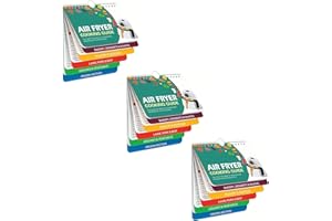 YUUFCY Air Fryer Cheat Sheet Magnets Cooking Guide Booklet, Air Fryer Cheat Sheet Magnet Uk, Air Fryer Magnetic Cheat Sheet Set, Books Instant Air Fryer Accessories Oven Cooking Pot Temp Guide (3pcs)