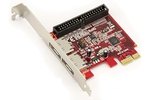KALEA-INFORMATIQUE PCIe eSATA 3.0 2 PORTS and IDE - RAID 0, 1 controller card with Marvell 88SE9128-NAA2 chipset - WINDOWS MAC LINUX