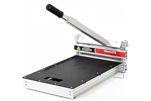 17mm Laminatschneider Pro | 330mm Vinylschneider für LVP, SPC, WPC, Bambus & Parkett | 0°-45° Winkelschnitt | Wolframstahlklinge | Staubfrei, ergonomisch | Profi Werkzeug für Bodenbeläge