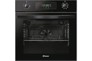 Candy FIDCN615/1 Built In Electric Multifunctional Single Oven, Fan Oven, 70 Litre capacity, 8 functions, enamel interior, Aquactiva steam cleaning, 60cm