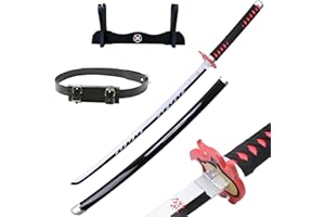 Hashiman Katana Demon Slayer Kamado Tanjiro Kimetsu No Yaiba New Sabre + Soporte Madera + Cinturón