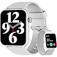 Blackview Smart Watch for Men Women - Answer/Make Calls & AI Voice, 1.85" HD Fitness Watch with Heart Rate SpO2 Sleep Monitor, 100+ Sports Modes Activity Trackers, Step Counter Watch for Android iOS