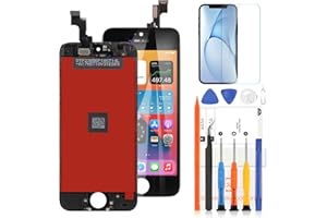 LADYSON Display für iPhone 5s /SE 2016 LCD Touchscreen Digitizer Ersatzteile A1453 A1457 A1518 A1528 A1530 A1533/A1662, A1723, A1724 4.0 Zoll LCD Bildschirm für iPhone 5s/SE 2016 Display