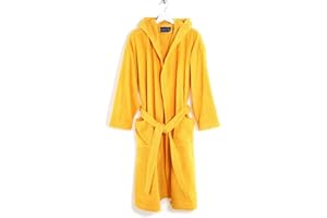 Caleffi Towelling Set, Face Cloth, Guest Shower Towel and Bathrobe Accappatoio tg. M Giallo Sole