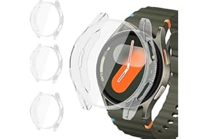 Hülle für Samsung Galaxy Watch 7 Schutzhülle 40mm, 3 Stück Weiche TPU Case Ersatzabdeckung für Samsung Galaxy Watch 7 Hülle 40mm Damen Herren, Galaxys Watchs 7 Zubehör,Smartwatch 7 Schutzhülle Schutz