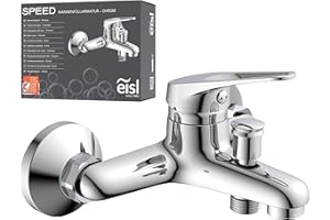 EISL Speed, Rubinetto Vasca da Bagno, Miscelatore Vasca da Bagno, Cromato, Bronzo, Argento