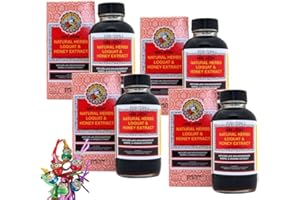 [ 4x 300ml ] NIN JIOM PEI PA KOA Honig, Mispel Kräutersirup, enthält 14 Kräuter + ein kleines Glückspüppchen - Holzpüppchen