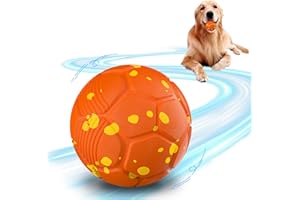 Supore Pallina Interattiva per Cani, Giochi per Cani Che Si Muove da Sola, Palla Gioco Cane Interattivi Intelligenti, Palla Rimbalzante per Cane di Taglia Grande e Media, Ricaricabile USB