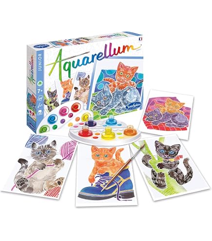 Aquarellum Chevaux - Kit Peinture Magique Enfants 8 Ans Et + - Fabriqué En France
