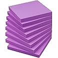 Eastern Wolf Sticky Notes 3x3 Self-Stick Notes Bright Colors Sticky Notes 8 Pads 80 Sheet/Pad (Purple)