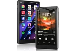 RUIZU 83GB Reproductor MP3 Bluetooth Spotify, 4.5 Pulgadas Pantalla Táctil MP4 y WiFi, Reproductor Música WLAN Android con Amazon Music, Deezer, Audible, Radio FM, Play Store
