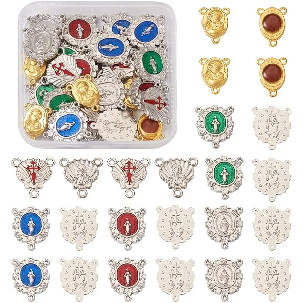 BRACELET MADONNA MIRACULEUSE -argento- Fabriqué En Italy EUR 18,50 - PicClick FR