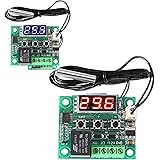 ZHITING 2 Stücke W1209 DC LED Digital Thermostat -50-110 °C Red Und Blau 12V Temperatur Regler Thermo Temperaturschalter Sens