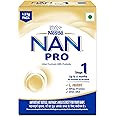 NAN PRO Stage 1 Infant Formula Milk Powder for Babies (Up to 6 Months) - with Probiotic, 1.2kg Bag-in-Box Pack