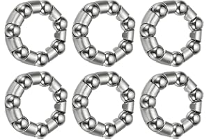 YELARXI Bike Ball Bearings, Bicycle Crank Bearing Retainer Stainless Steel Caged Wheel