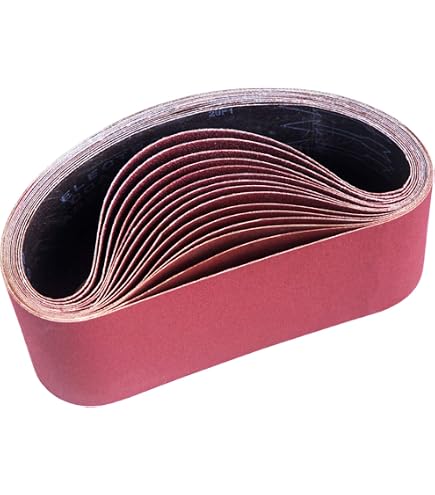 Kozelo 10-Piece Sanding Belts – 1" X 30", Aluminum Oxide, 40/60/100/180/320 Grit Assortment For Metal, Wood, Rust Removal
