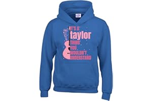 RADIANCE It's a Taylor Thing You Wouldn't Understand Unisex Kids Hoodies Taylor Fans & Music Lovers Kids Hip Hop Casual Streetwear for Fans, Birthday Christmas Taylor Guitar Theme Hoodie