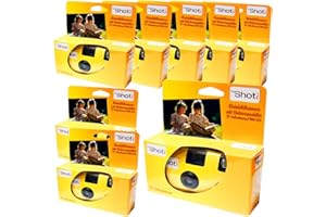 TopShot 400 fotocamera usa e getta con flash integrato (pacchetto con 8 fotocamera, 27 immagini)