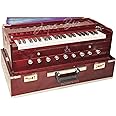 JAPS BIZ® Best Folding Harmonium, 9 Stopper, 7 Bellow, 42 Key, Two Reed(Bass-Male),3 1/2 Octave,Coupler, Harmonium with Free Padded Bag