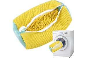 Dubbulon - lavado malla para zapatillas (lavandería), ropa delicada para lavadora, fácil usar, manos libres, transpirable e higiénico, protege tus