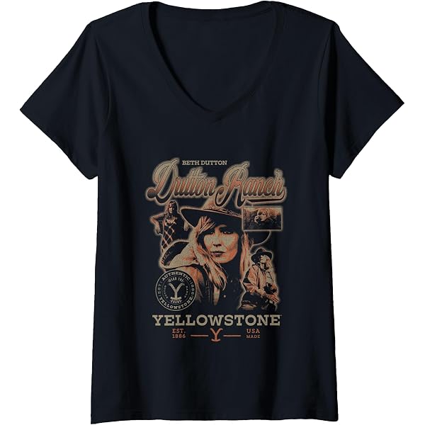 Débardeur Beth Dutton Yellowstone - Coton - Style Ranch Officiel