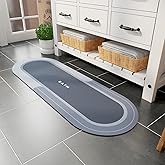 FETHİYE TOPTAN Sihirli Paspas Banyo Paspası Su Emici Mutfak Koridor Paspas Kaymaz Tabanlı 40cm - 120cm Yuvarlak