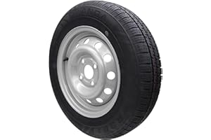 TRAILER PARTS4U Komplettrad 145/80R13 79N 4x100, PKW Anhänger Rad Felge 4Jx13 Reifen 145 80 R 13 Anhängerrad