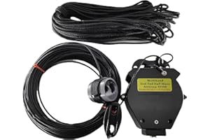 AURSINC JYR8010-400W End Fed Half Wave Antenna, 400W Shortwave Radio Antenna for Ham Radio，8 Band 10m 12m 15m 17m 20m 30m 40m 80m Long Wire, 1:64 Balun No Tuning