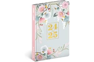 NOTIQUE Terminarz 2024/2025, kalendarz tygodniowy, kalendarz książkowy, kalendarz kieszonkowy, kalendarz tygodniowy, lipiec 2024 – grudzień 2025, 11 x 17 cm (wiosna)